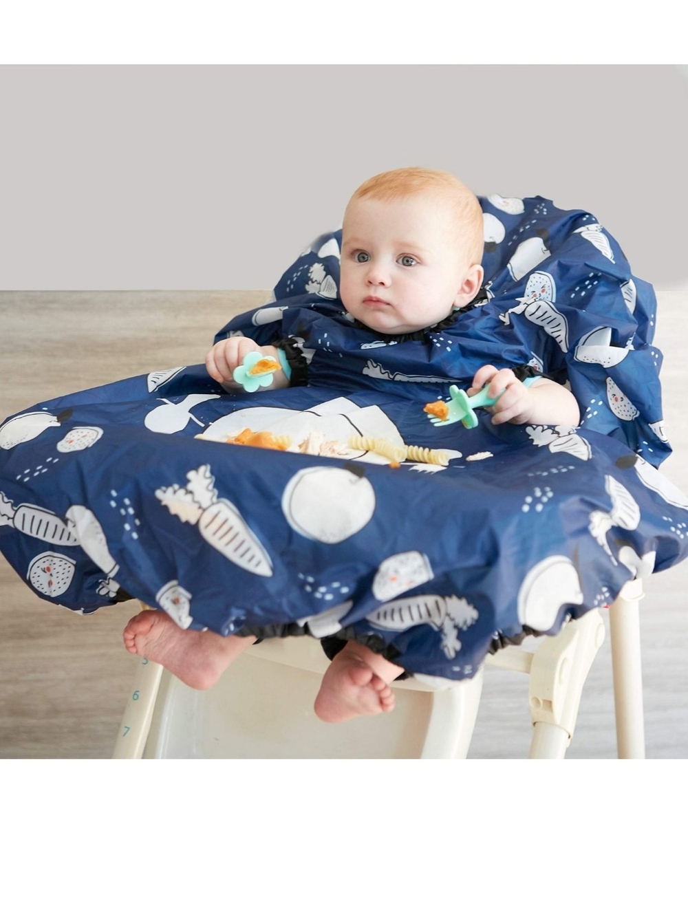 Navy Baby Highchair Cover  Perfect for on the go   - Kids Accessories